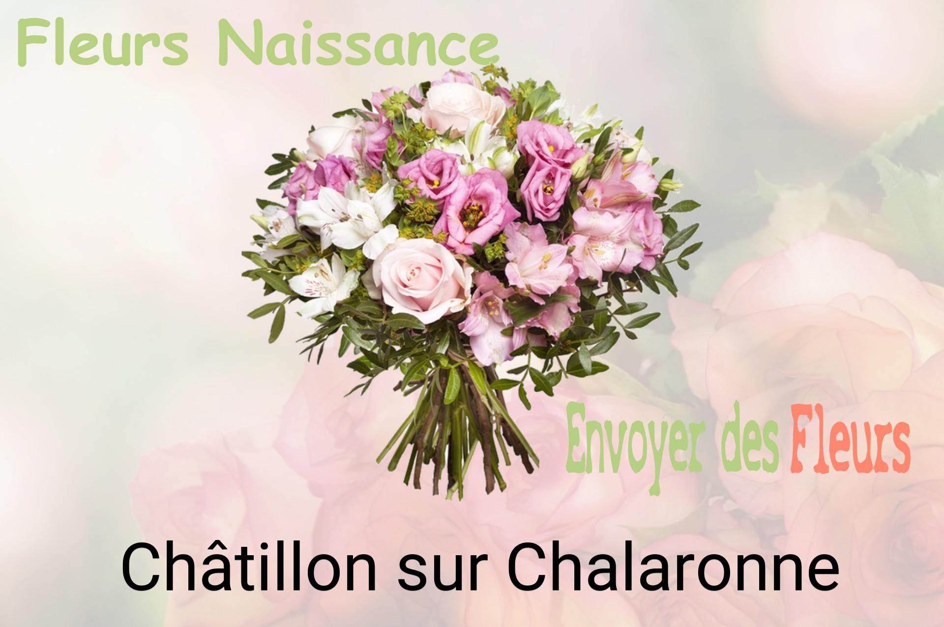 Bouquet de fleurs de naissance livré à Châtillon-sur-Chalaronne